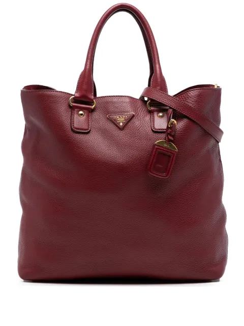 Prada Pre-Owned sac porté épaule Open Convertible en cuir Vitello Daino (2000-2025)