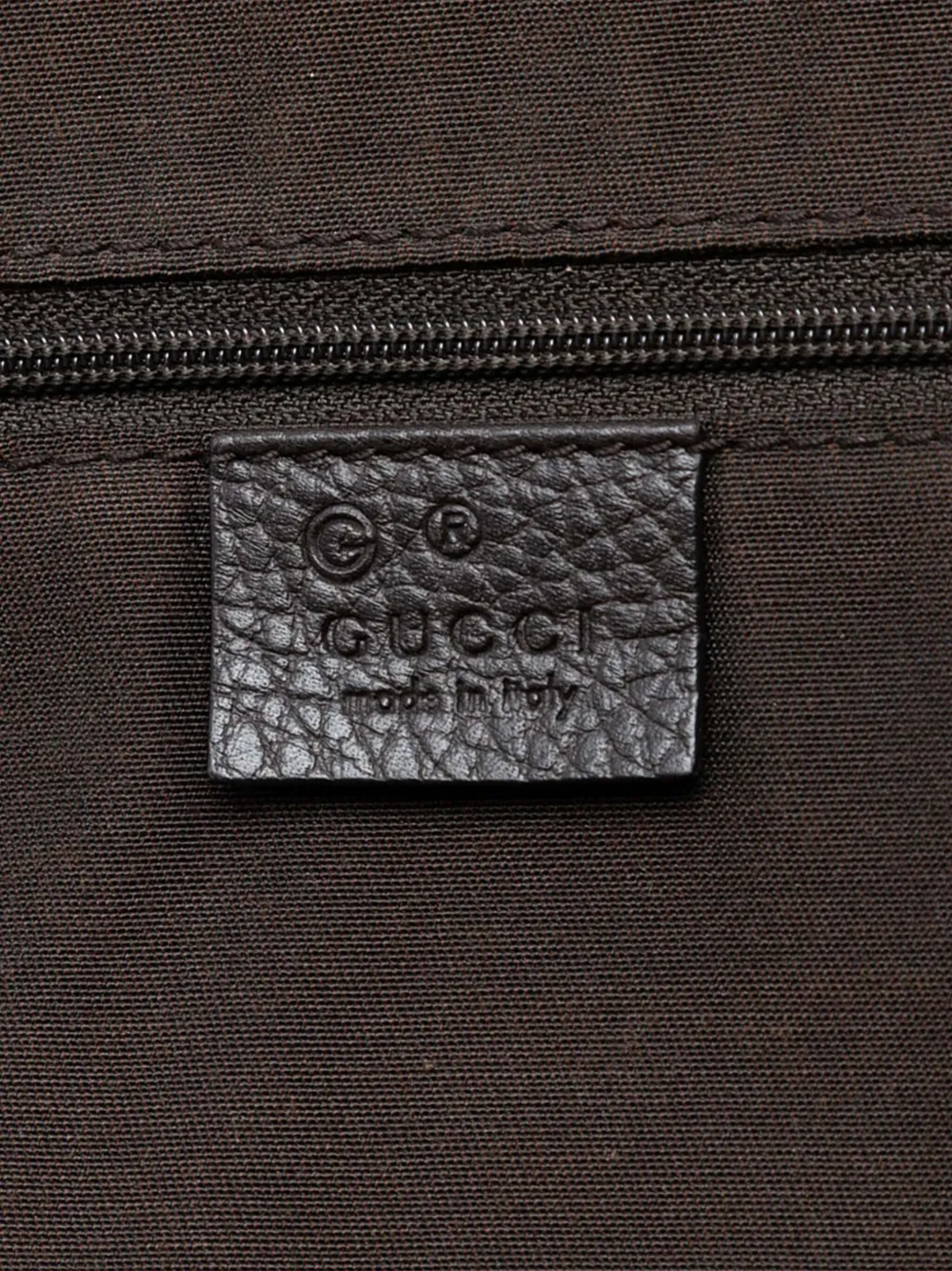 Pre-owned Gucci 2016-2025 Medium Gg Crystal Dome Satchel In Brown