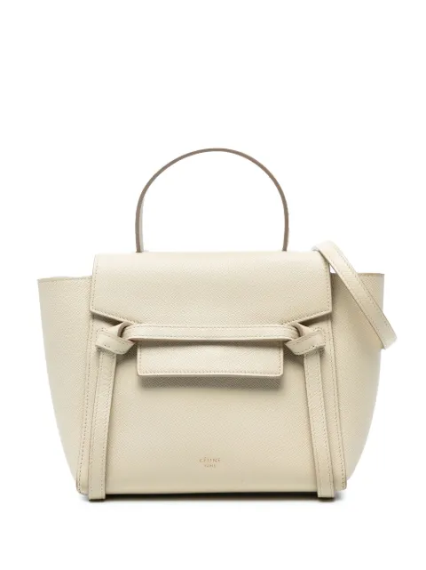 Celine Pre-Owned 2018 Nano Grained Calfskin Belt Bag satchel