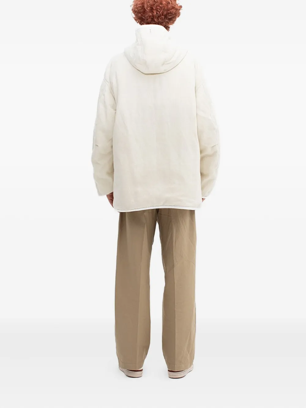visvim Greely Corps parka met capuchon Beige