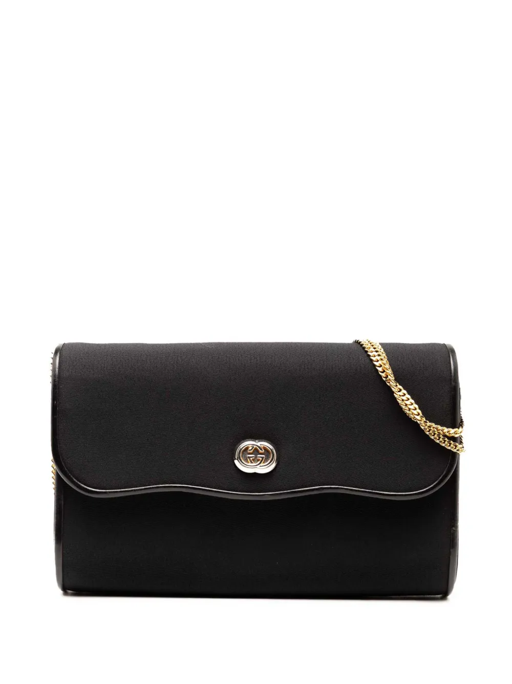 Gucci Pre-Owned 20th Century Canvas Interlocking G Chain shoulder bag | Black | Image 1