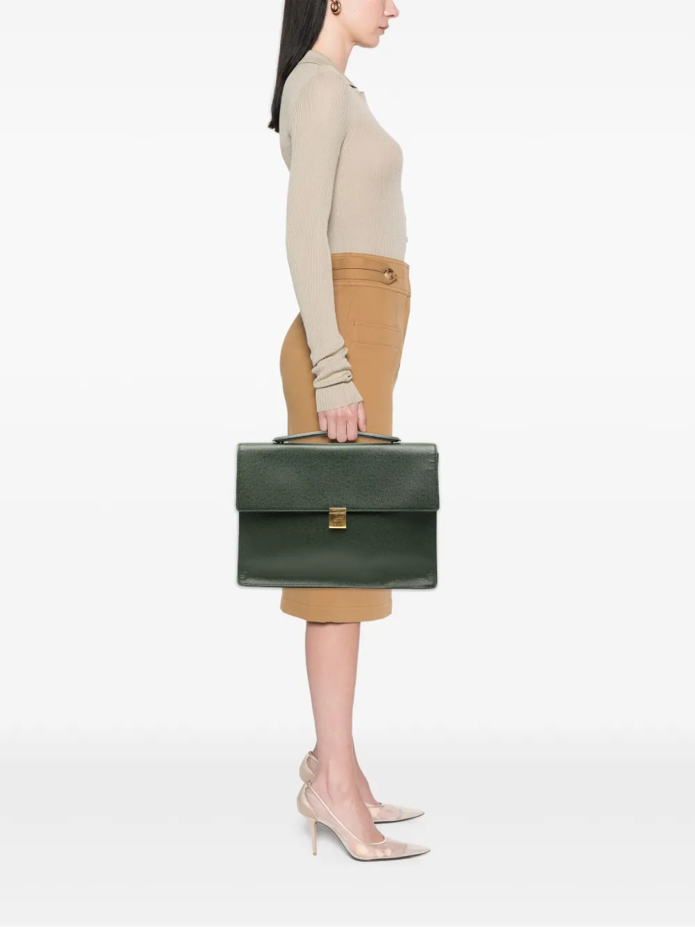 Louis Vuitton Pre-Owned 2003 Taiga Porte Documents Angara business bag | Pre-Owned | Image 2