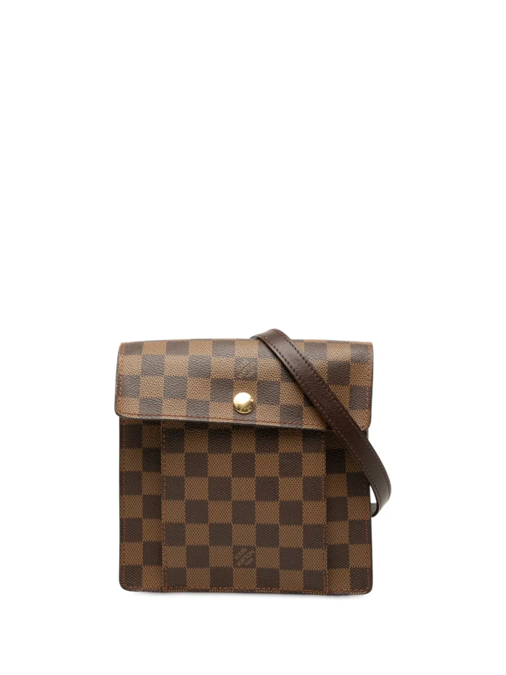 Louis Vuitton Pre-Owned 2000 Damier Ebene Pimlico crossbody bag - Marrone