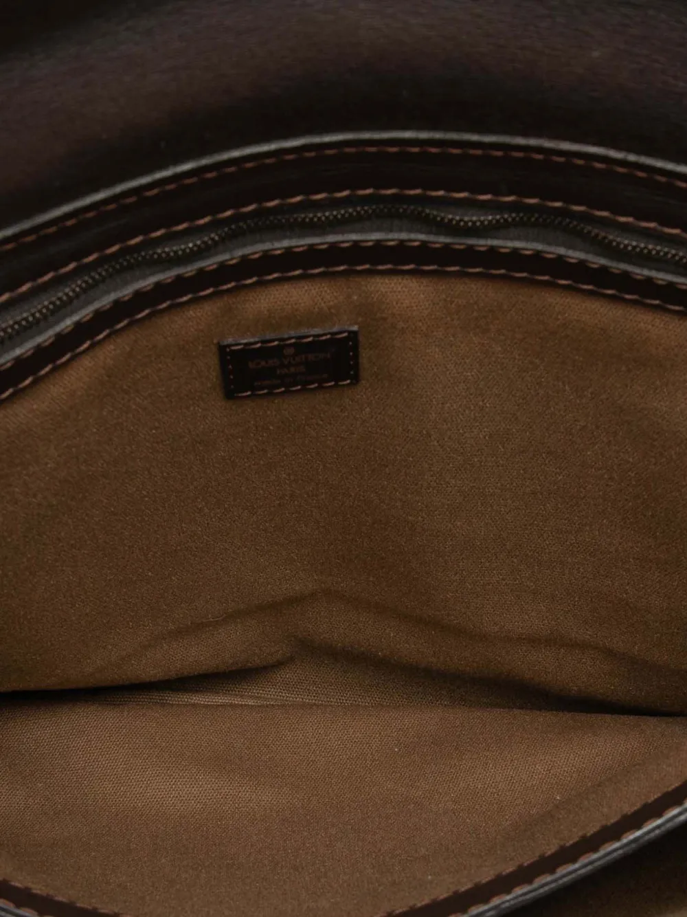 Pre-owned Louis Vuitton 1990-2020 Utah Omaha Crossbody Bag In Brown