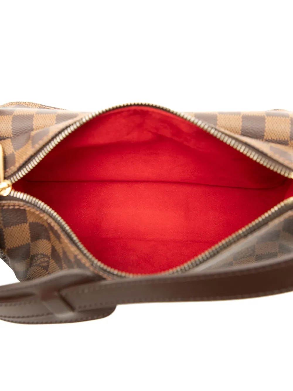 Pre-owned Louis Vuitton 2007 Damier Ebene Ravello Gm Satchel In Brown