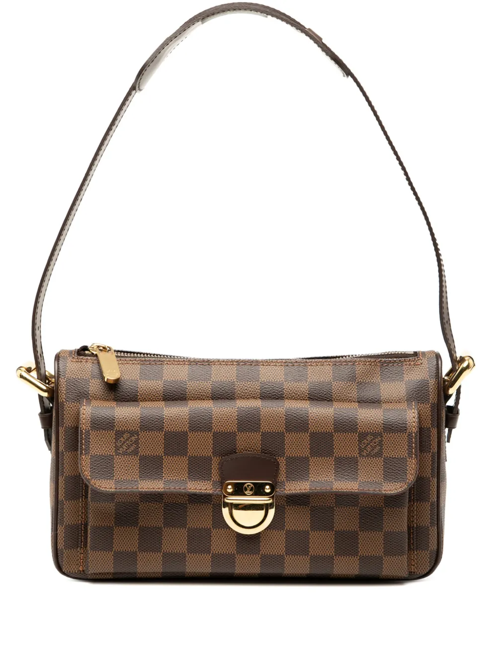 Louis Vuitton Pre-Owned 2007 ダミエ エベヌ ラヴェッロ GM サッチェルバッグ - ブラウン Louis Vuitton Pre-Owned 2007 ダミエ エベヌ ラヴェッロ GM サッチェルバッグ - ブラウン