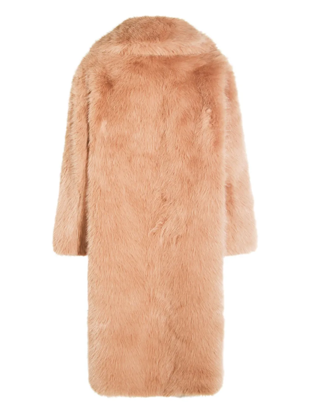Lou Andrea Faux-fur Coat In Neutral