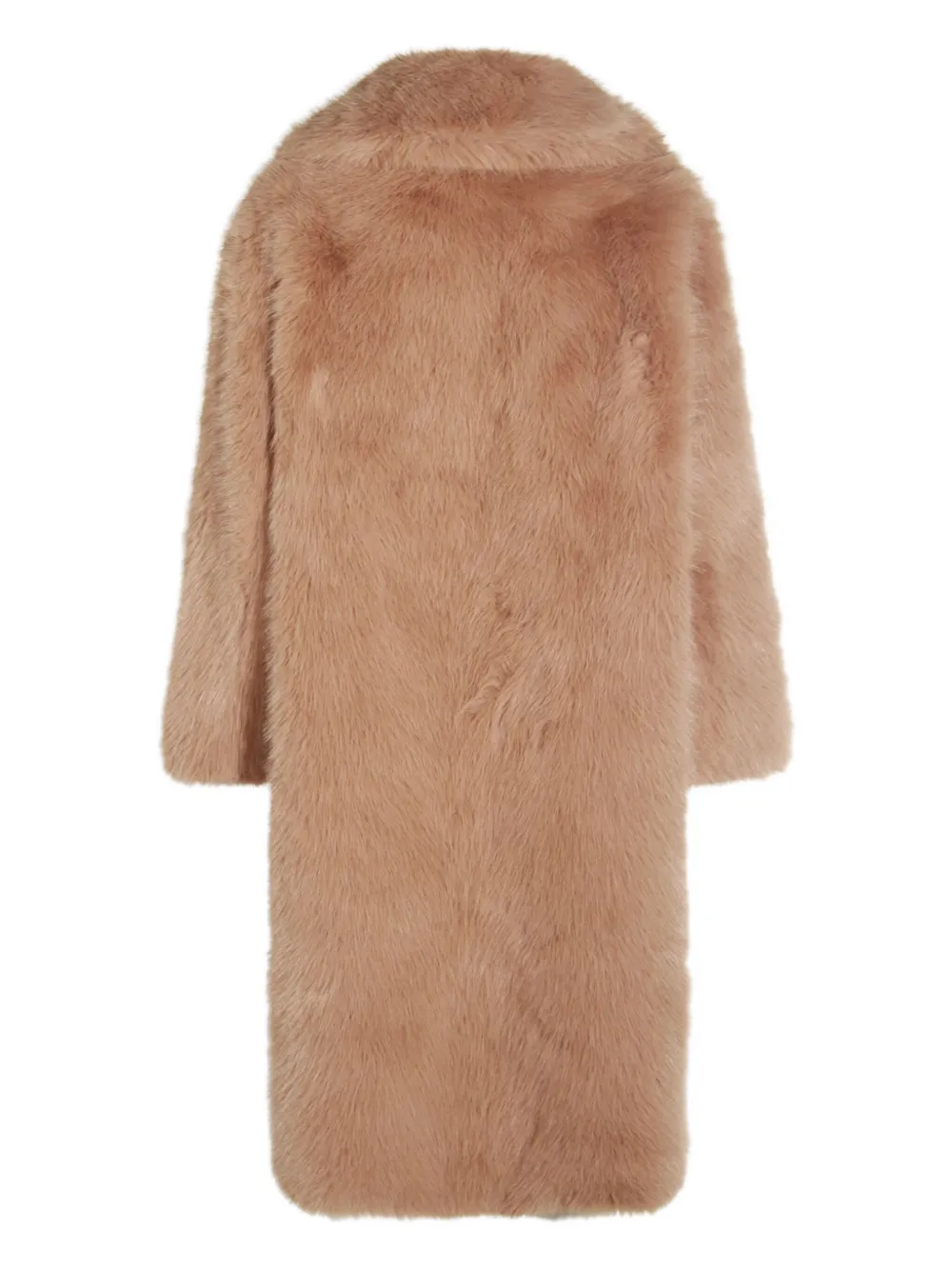 Lou Andrea Faux-fur Coat In Neutral