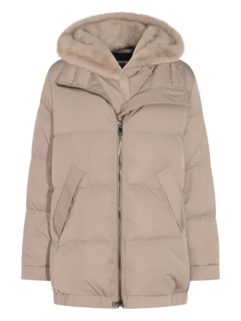 LOU ANDREA hooded coat