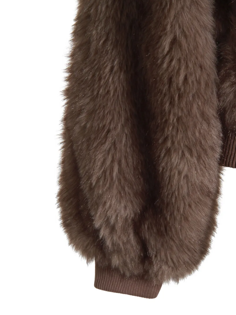 Lou Andrea Hooded Jacket In Brown