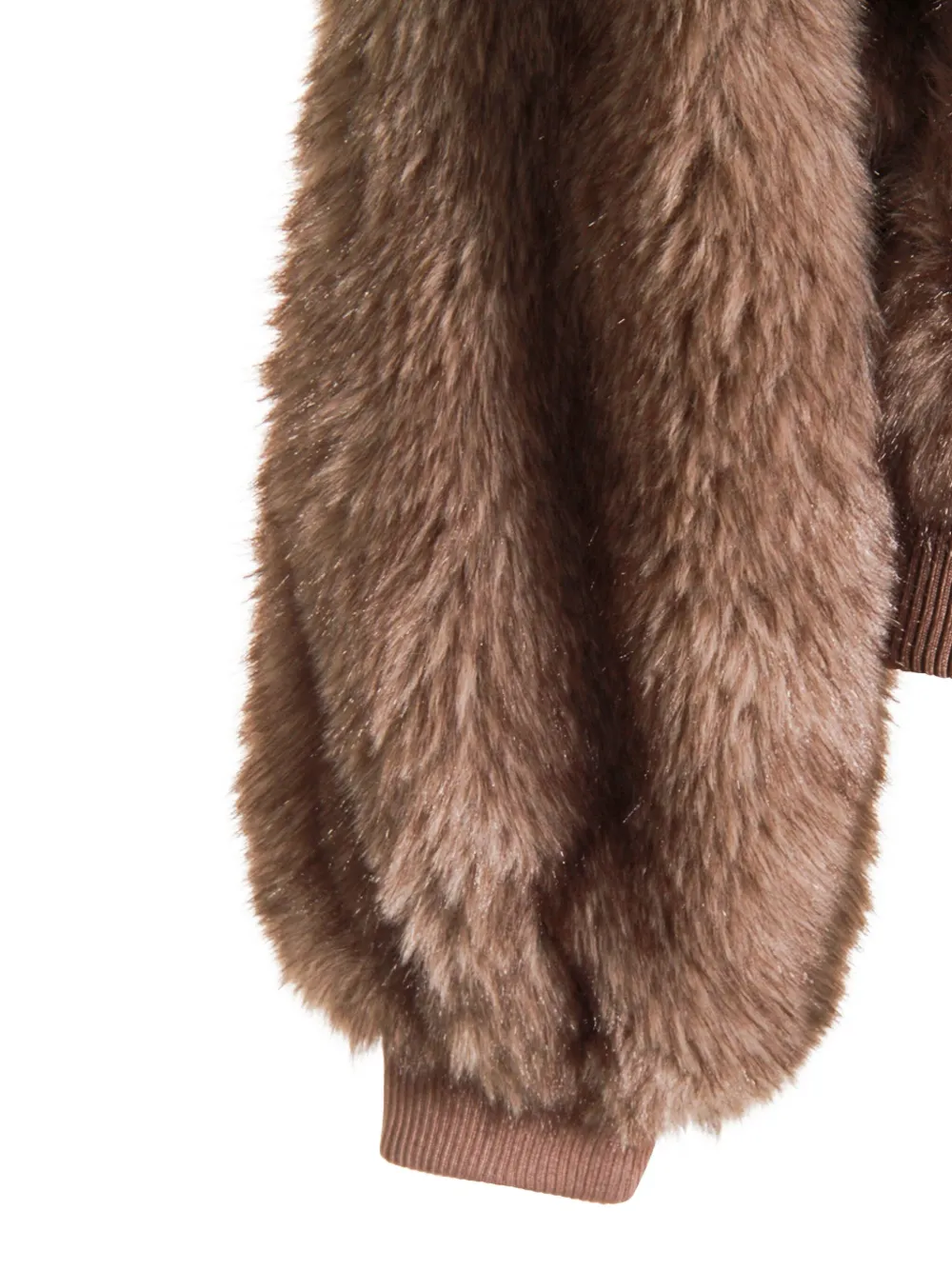 Lou Andrea Hooded Jacket In Brown