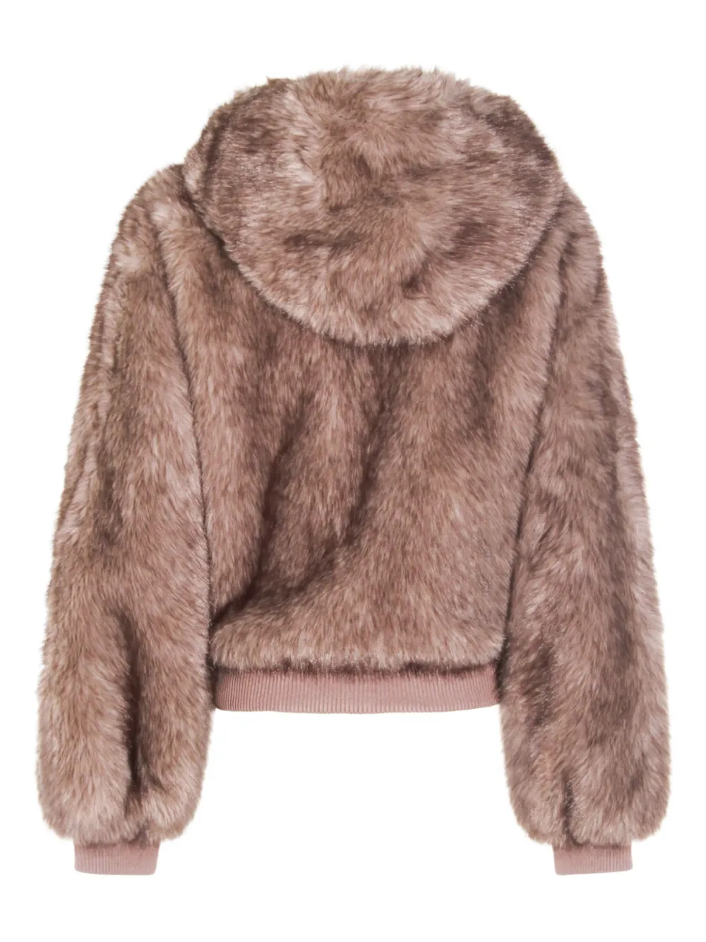 Lou Andrea Hooded Jacket In Brown