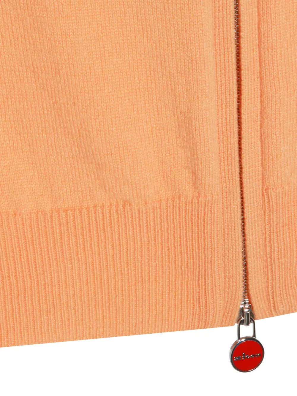 Kiton Vest met rits Oranje