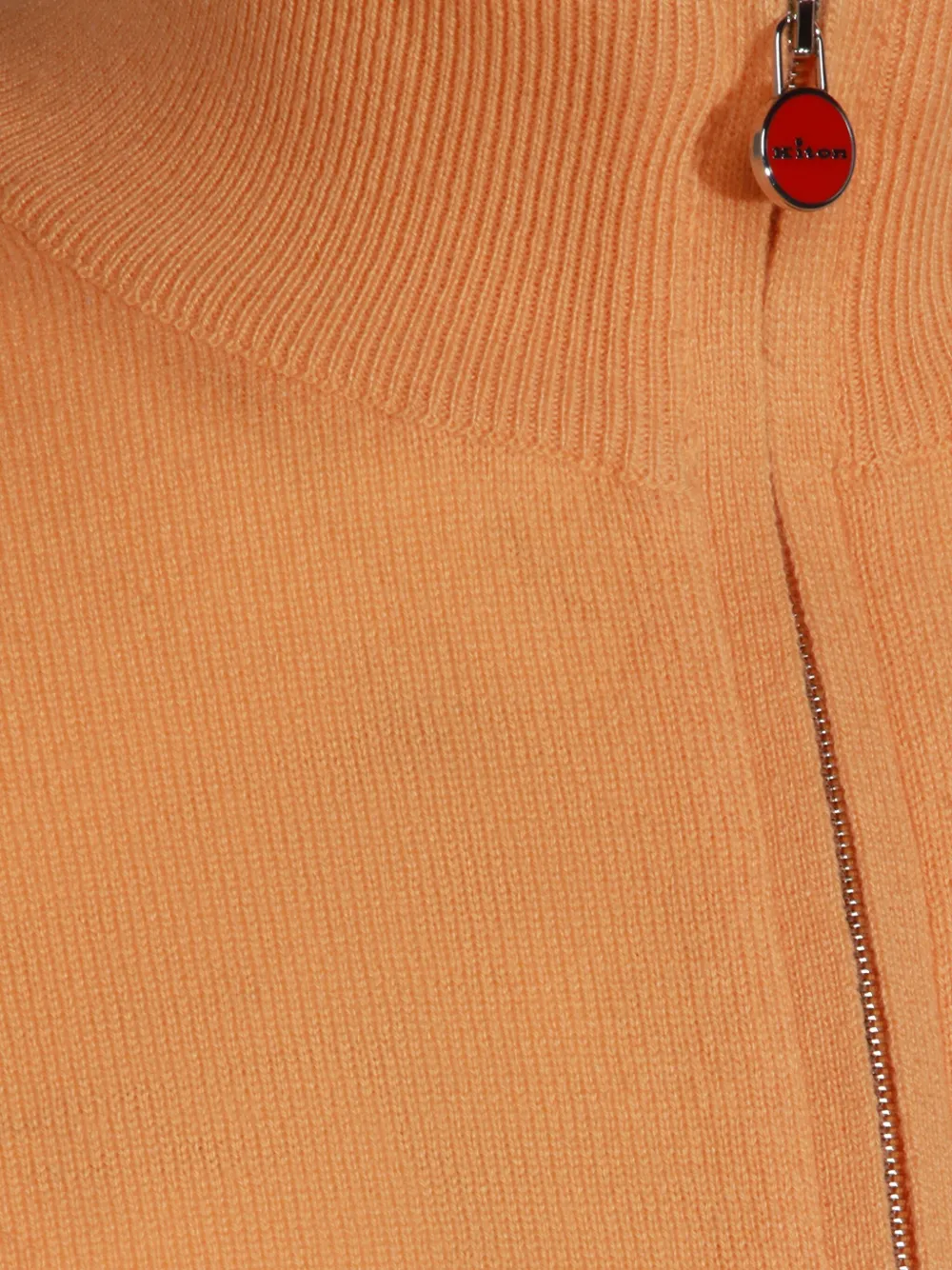 Kiton Vest met rits Oranje