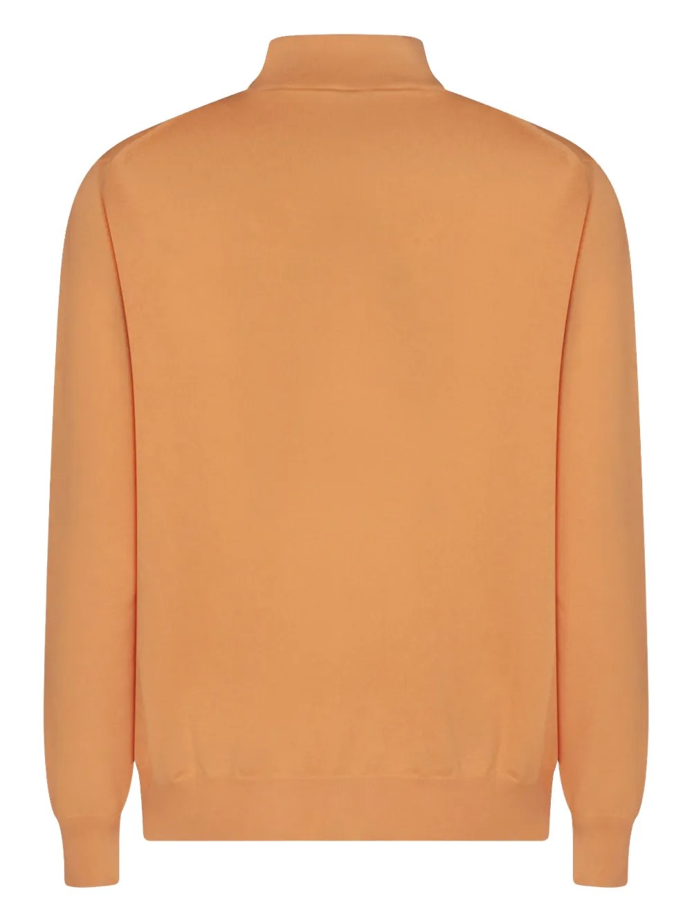 Kiton Vest met rits Oranje