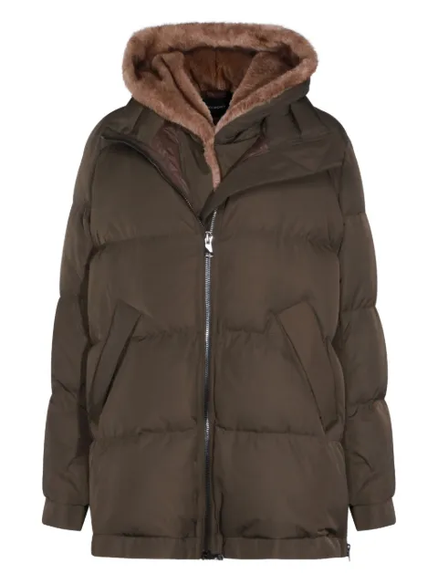 LOU ANDREA hooded coat
