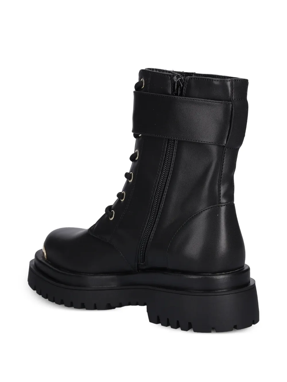 Just Cavalli Combat boots verfraaid met studs Zwart