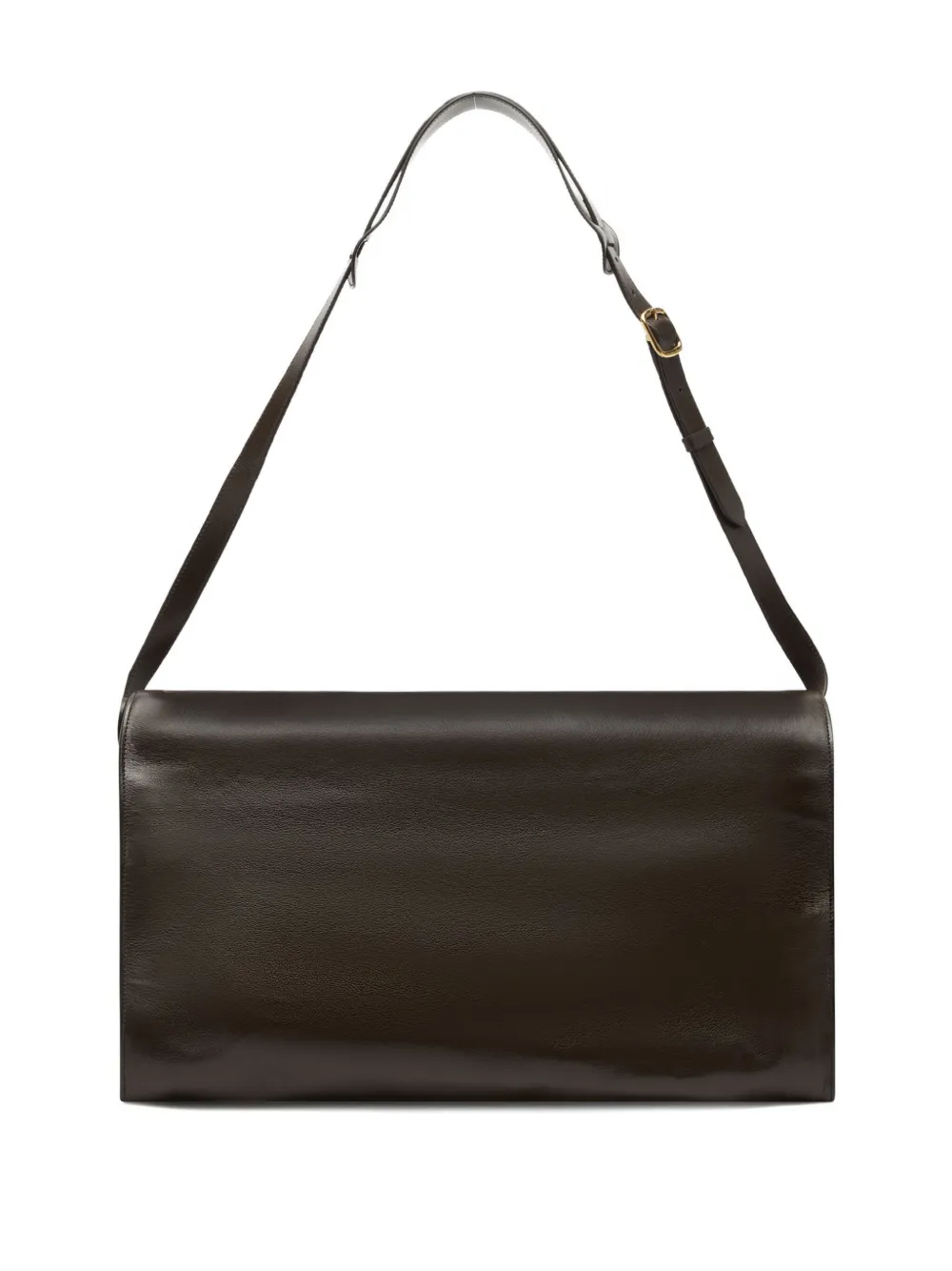 Bally Foldable-detail Leather Tote Bag In Brown