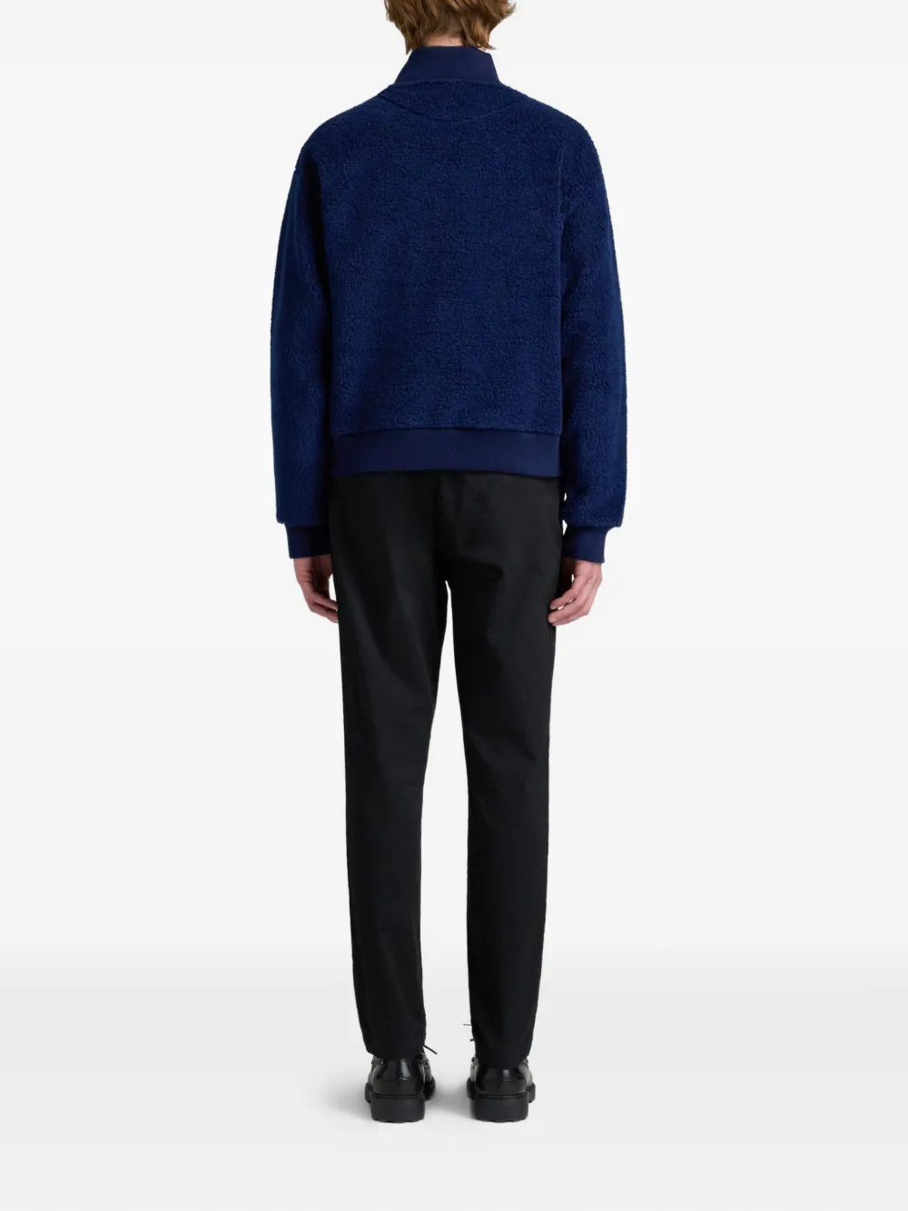 Zip-Fastening Long-Sleeve Sweatshirt