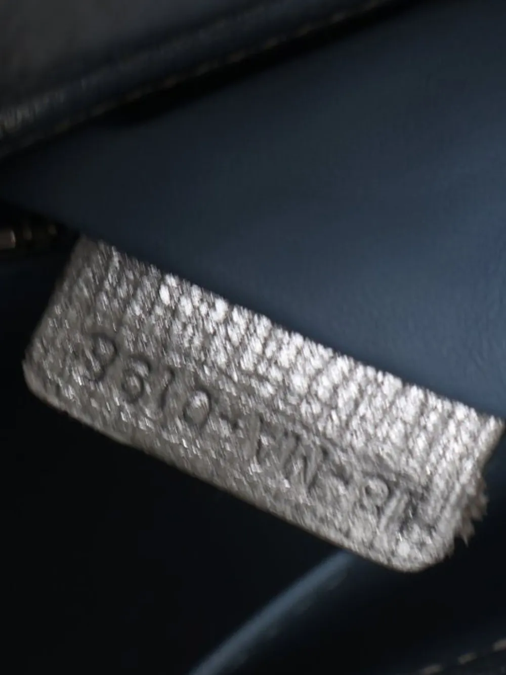 Pre-owned Dior 2018 Small Metallic Grained Calfskin Cannage My Abc Lady  Satchel In Silver