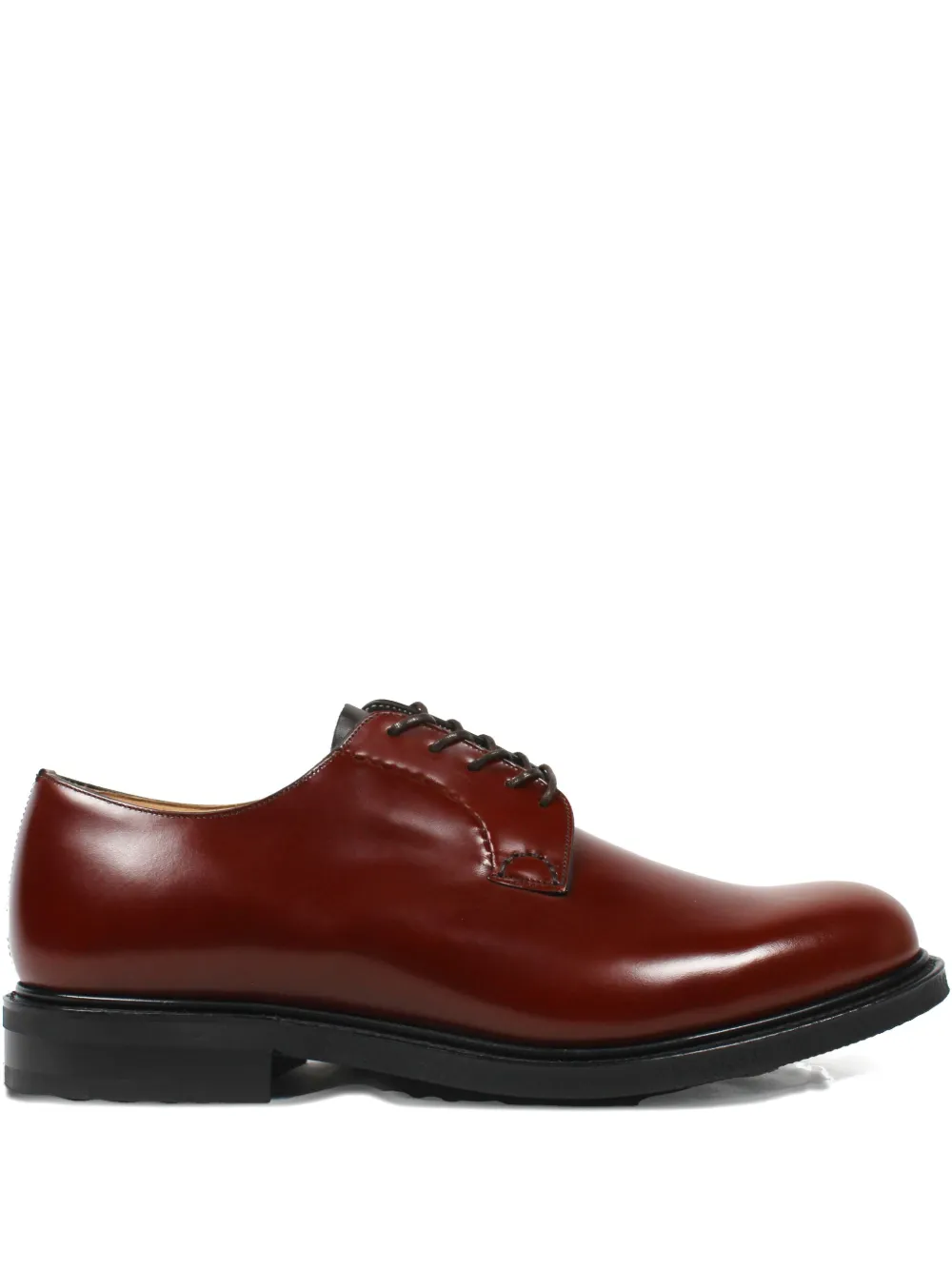 Church's leather derby shoes - Rosso