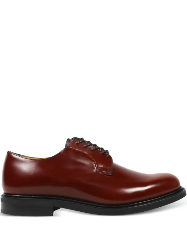 Church's Leather Derby Shoes | Red | FARFETCH JO