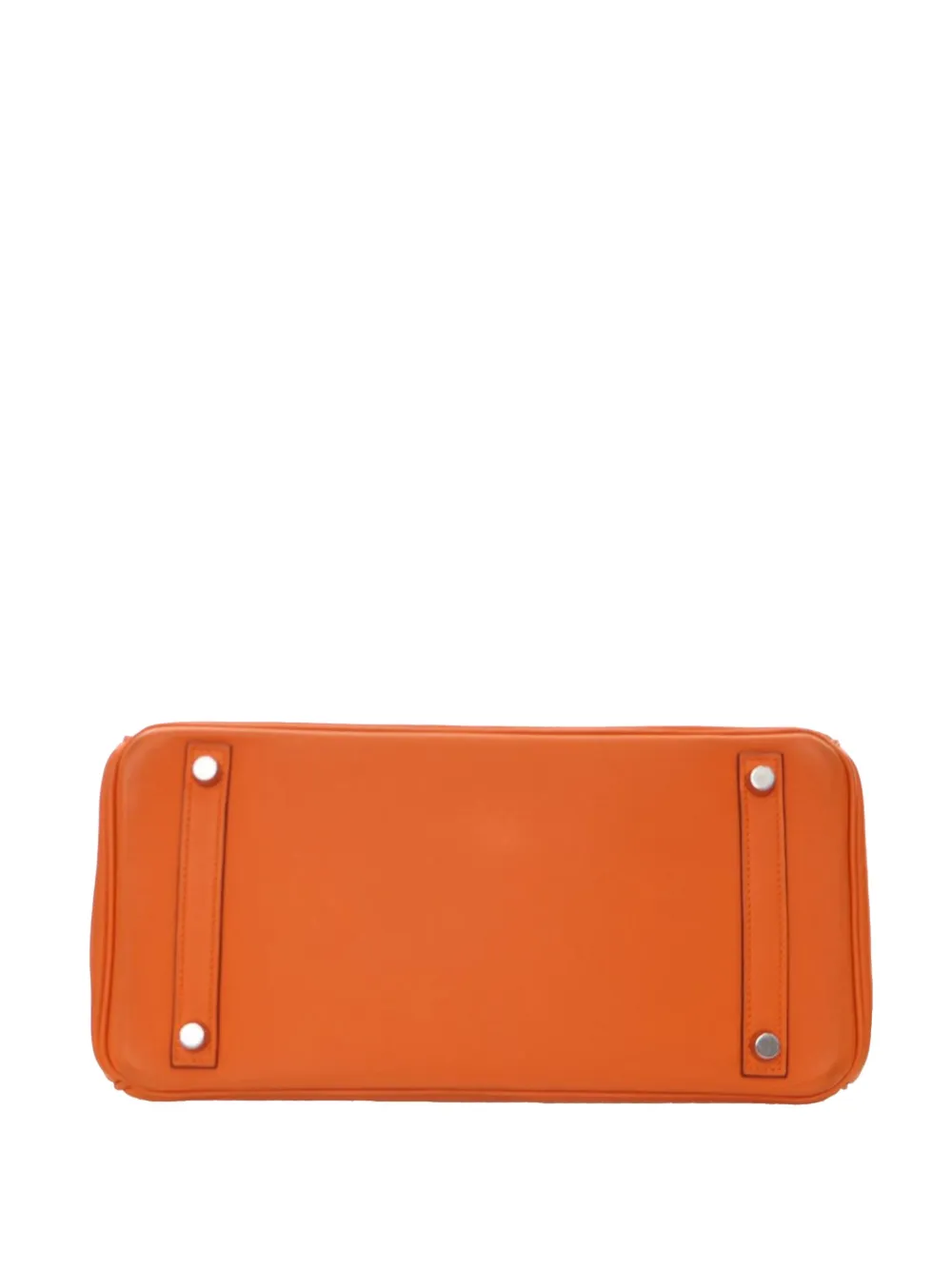 Pre-owned Hermes 2010 Swift Birkin Retourne 30 Handbag In Orange