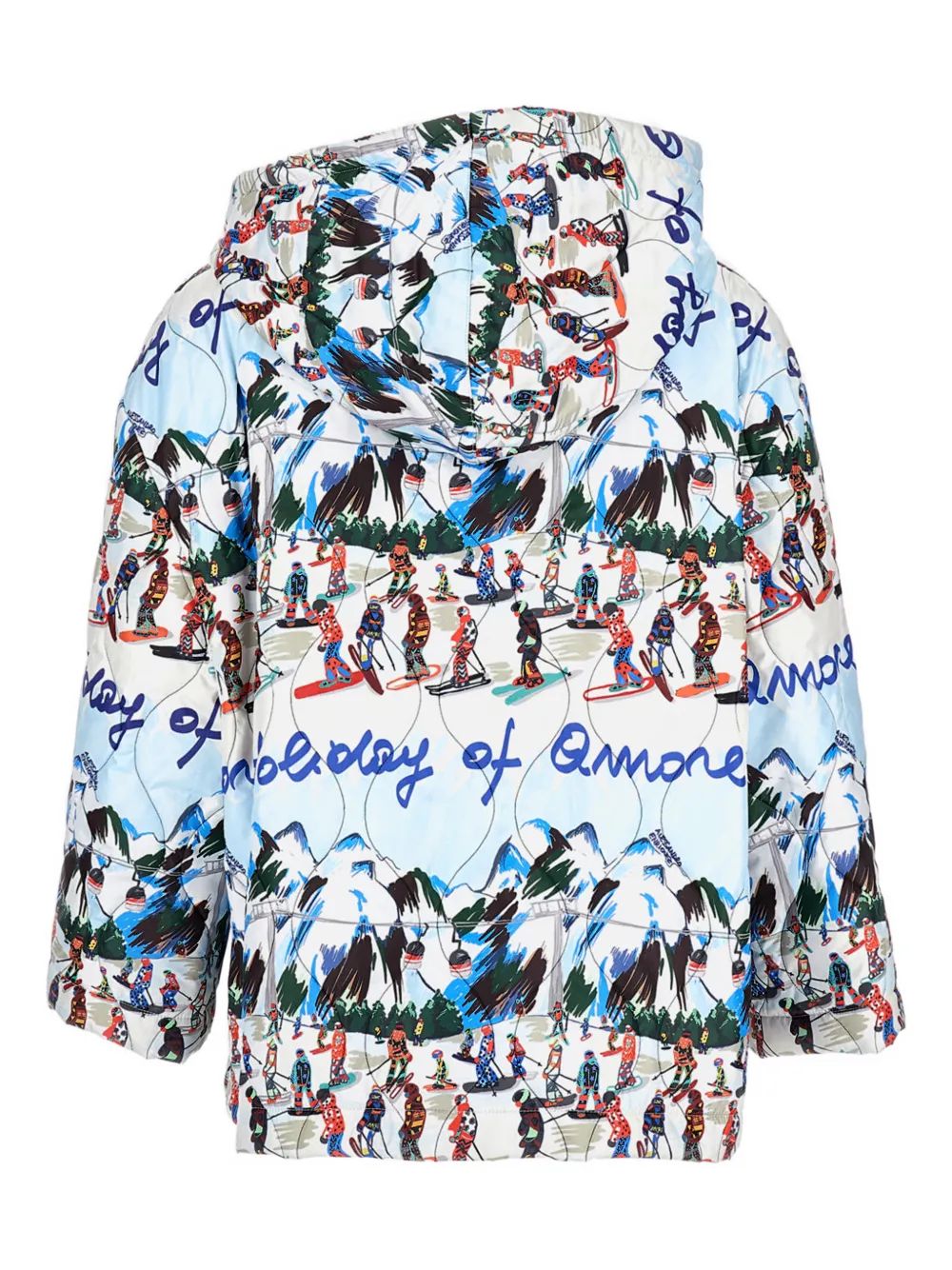 alessandro enriquez chamarra estampada con capucha | Chamarras oversize | Image 2