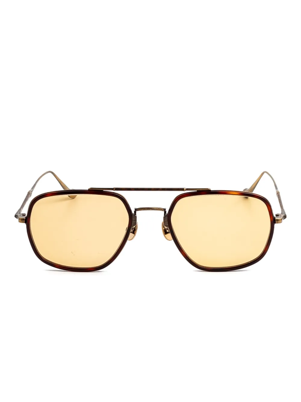 Matsuda geometric-frame sunglasses | Brown | Image 1