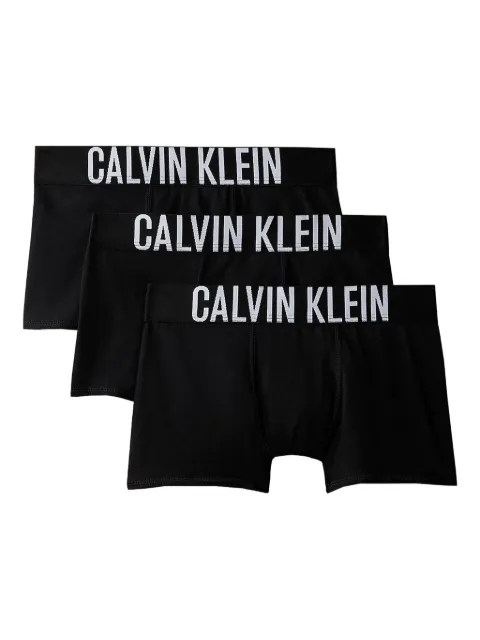 Calvin Klein Kids logo waistband briefs (set of three)