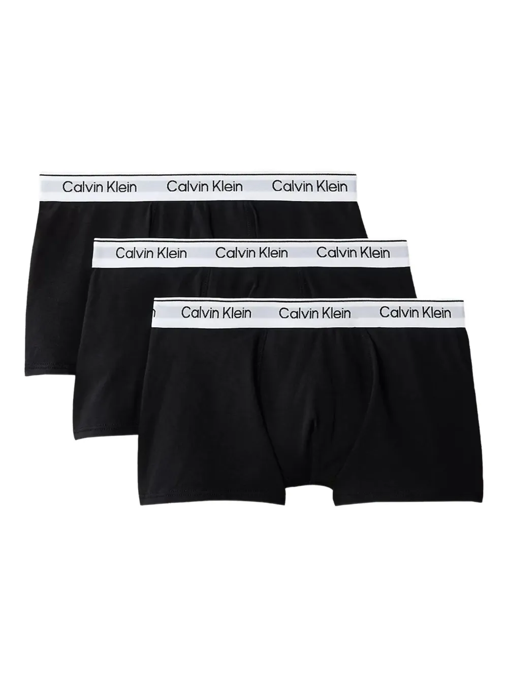 Calvin Klein Kids Drie Icon boxershorts met logoband Zwart