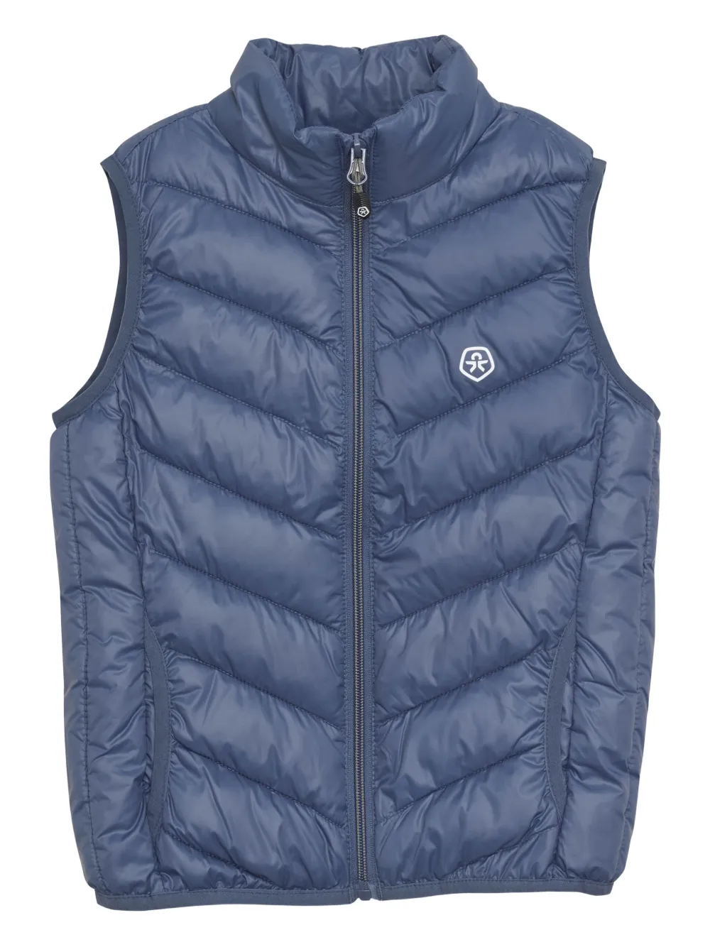 COLOR KIDS quilted zip vest - Blue