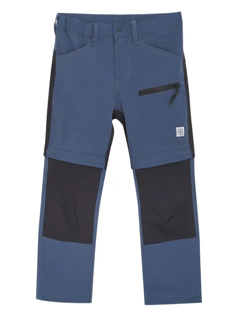 COLOR KIDS logo-patch straight-leg trousers