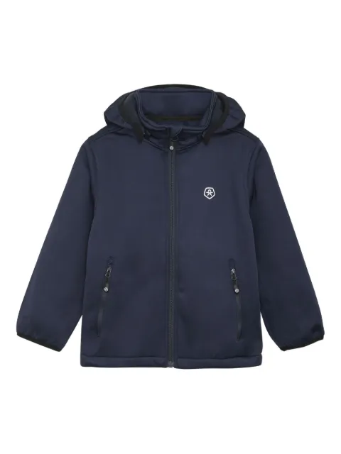 COLOR KIDS hooded zip-fastening jacket