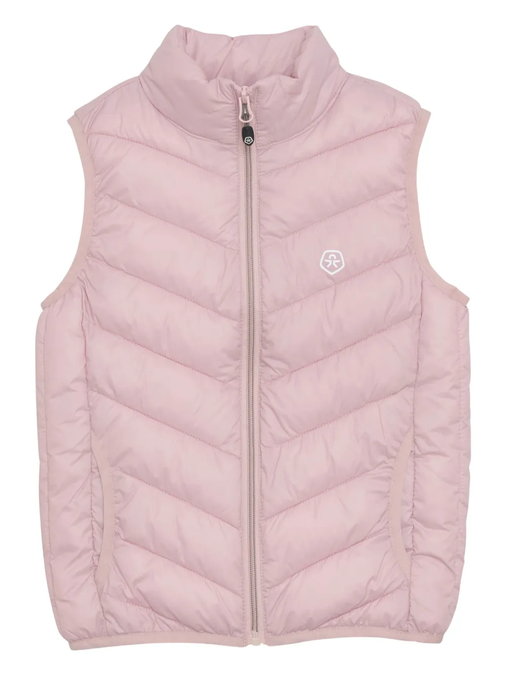 COLOR KIDS zip quilted jacket - Pink
