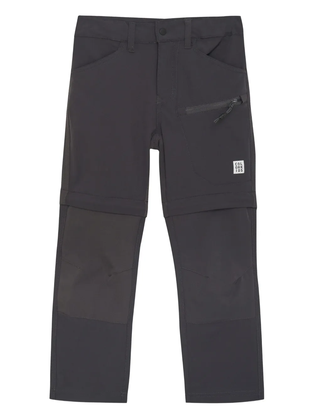 COLOR KIDS zip-fastening trousers - グレー COLOR KIDS zip-fastening trousers - グレー