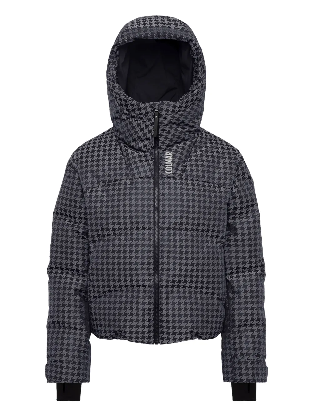 Colmar houndstooth puffer jacket | Grey | Image 1