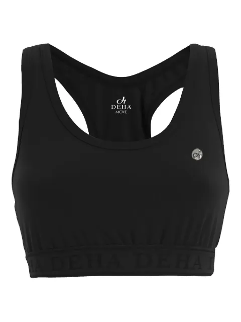 DEHA logo-detail sports bra