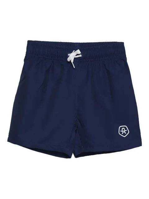 COLOR KIDS logo swim shorts