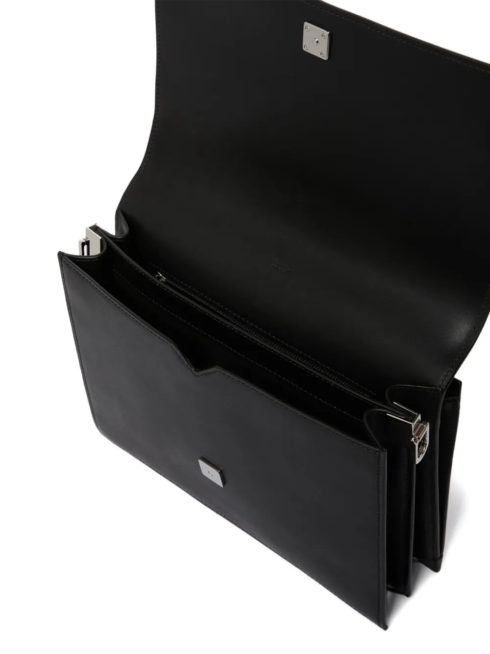 Max Mara Flap-top Satchel Bag In Black