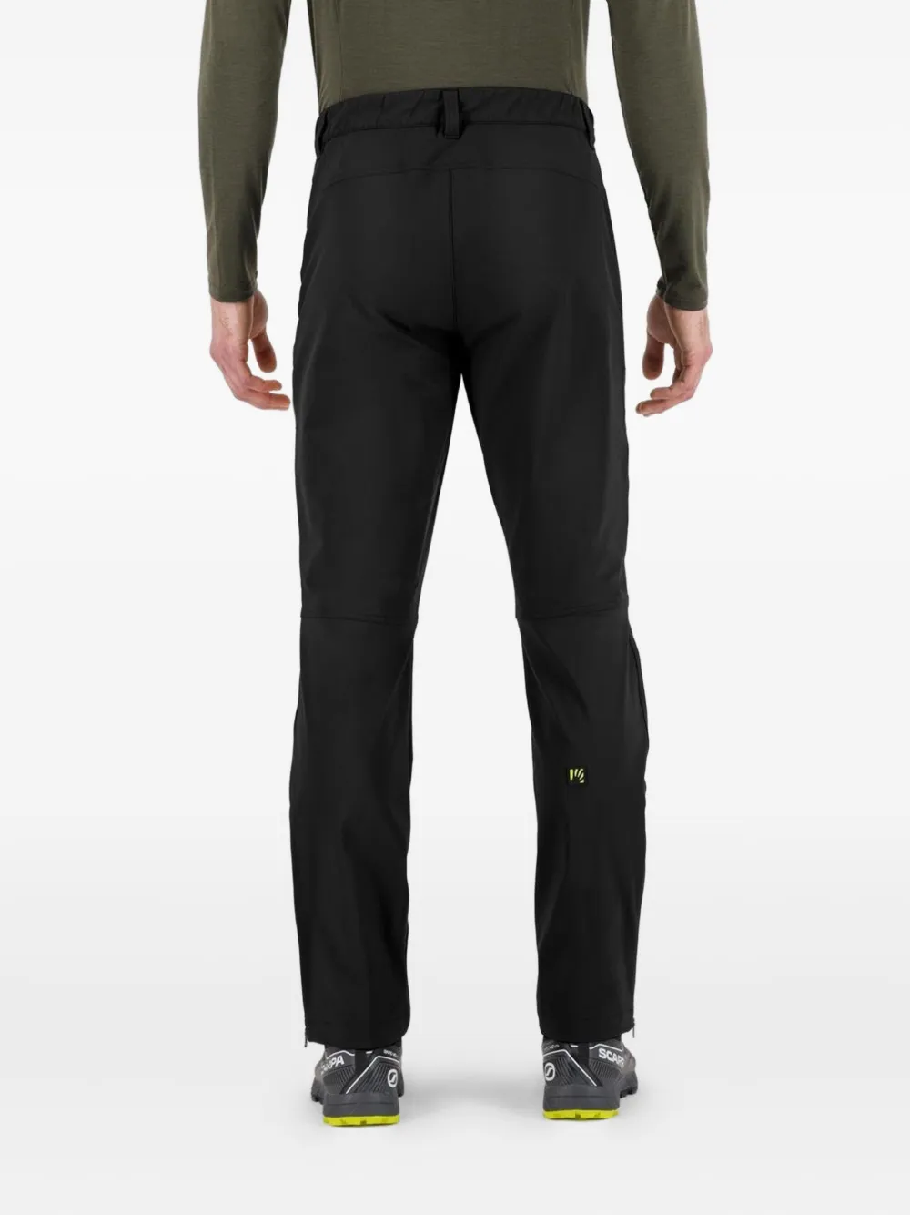 KARPOS zip-pocket zipped-cuffs trousers - Zwart