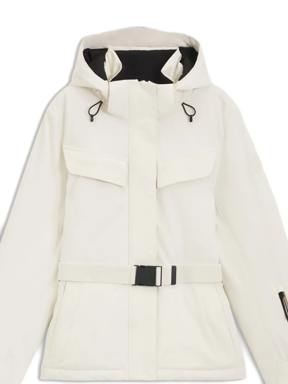 BOSS Ski-jack met zak met ceintuur - Beige