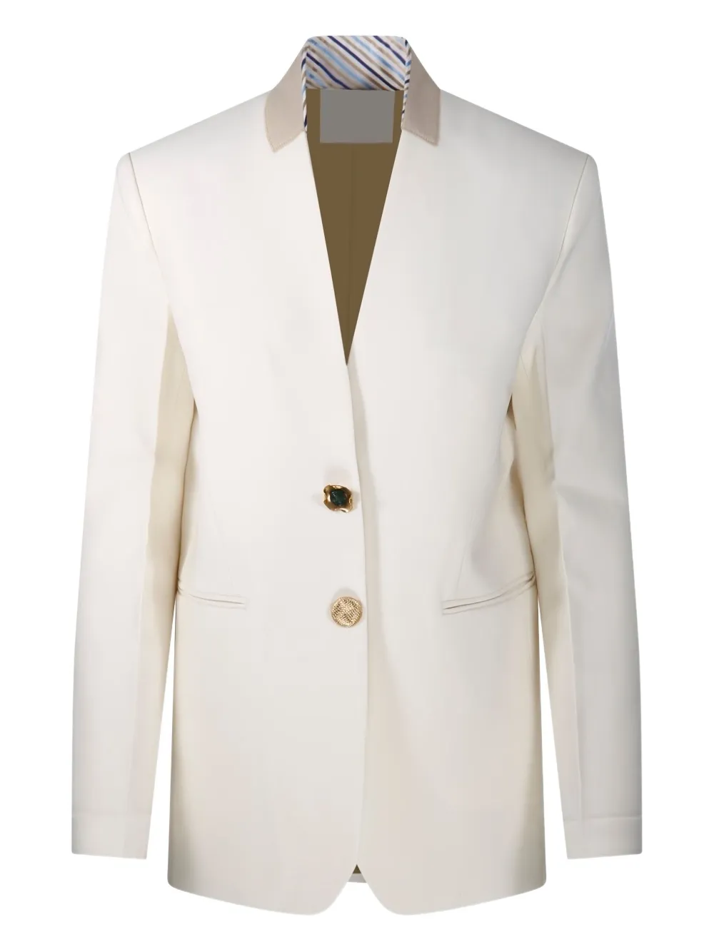 Di Stavnitser buttoned collar jacket | White | Image 1