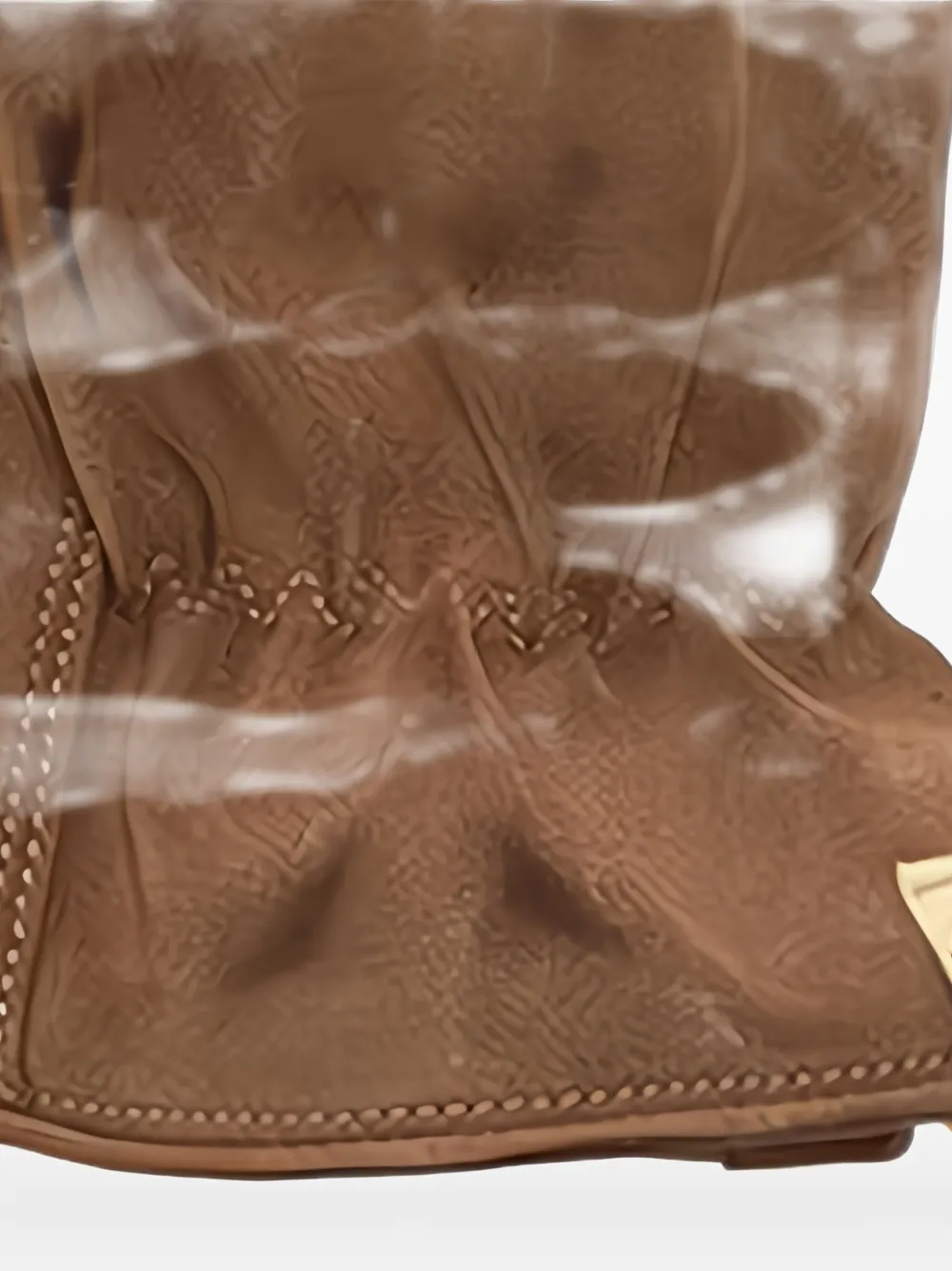 Visvim Leather Gloves In Brown