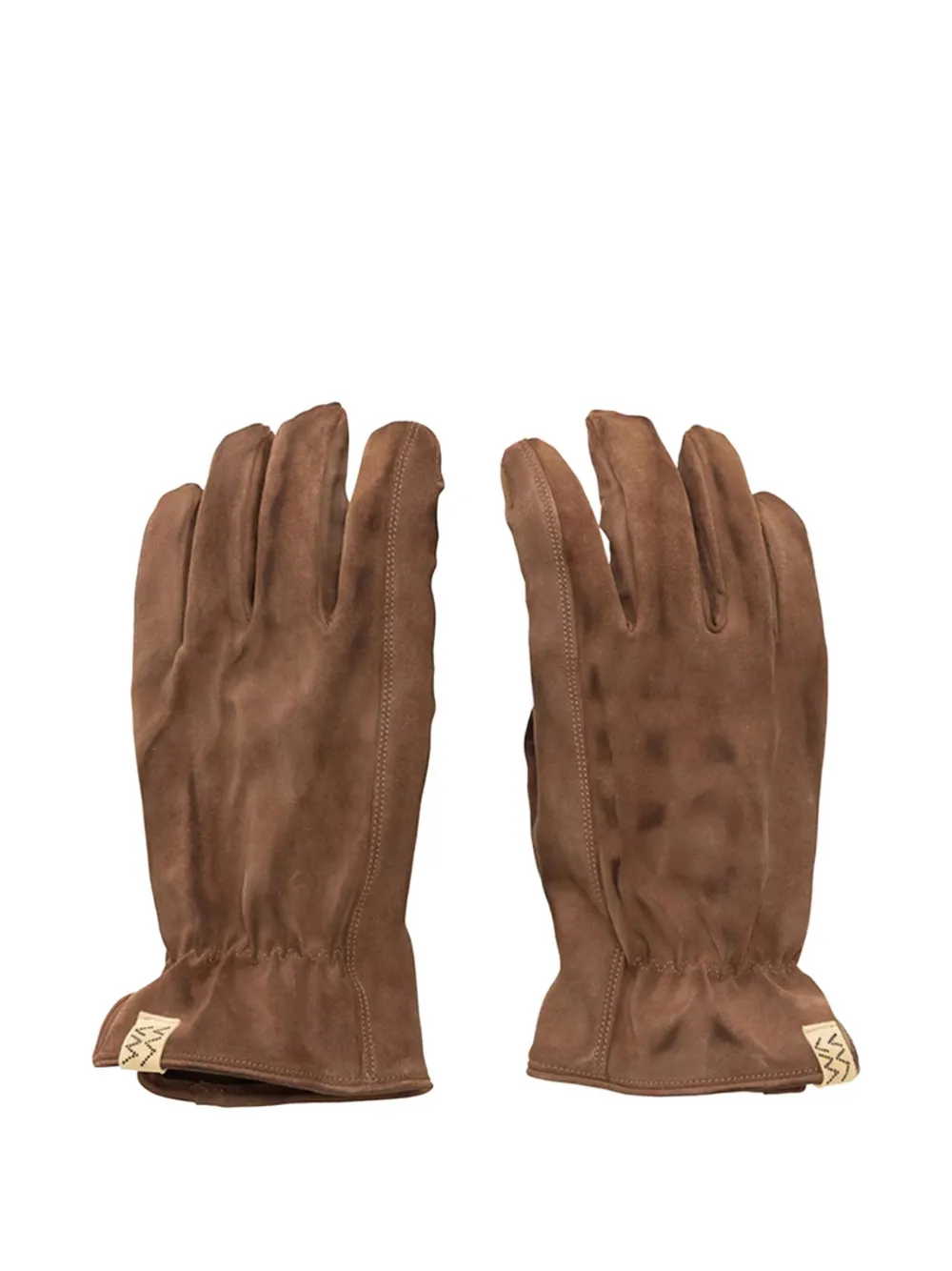 Visvim Leather Gloves In Brown