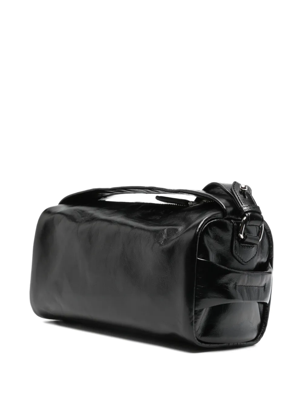 Prada Leren messengertas Zwart