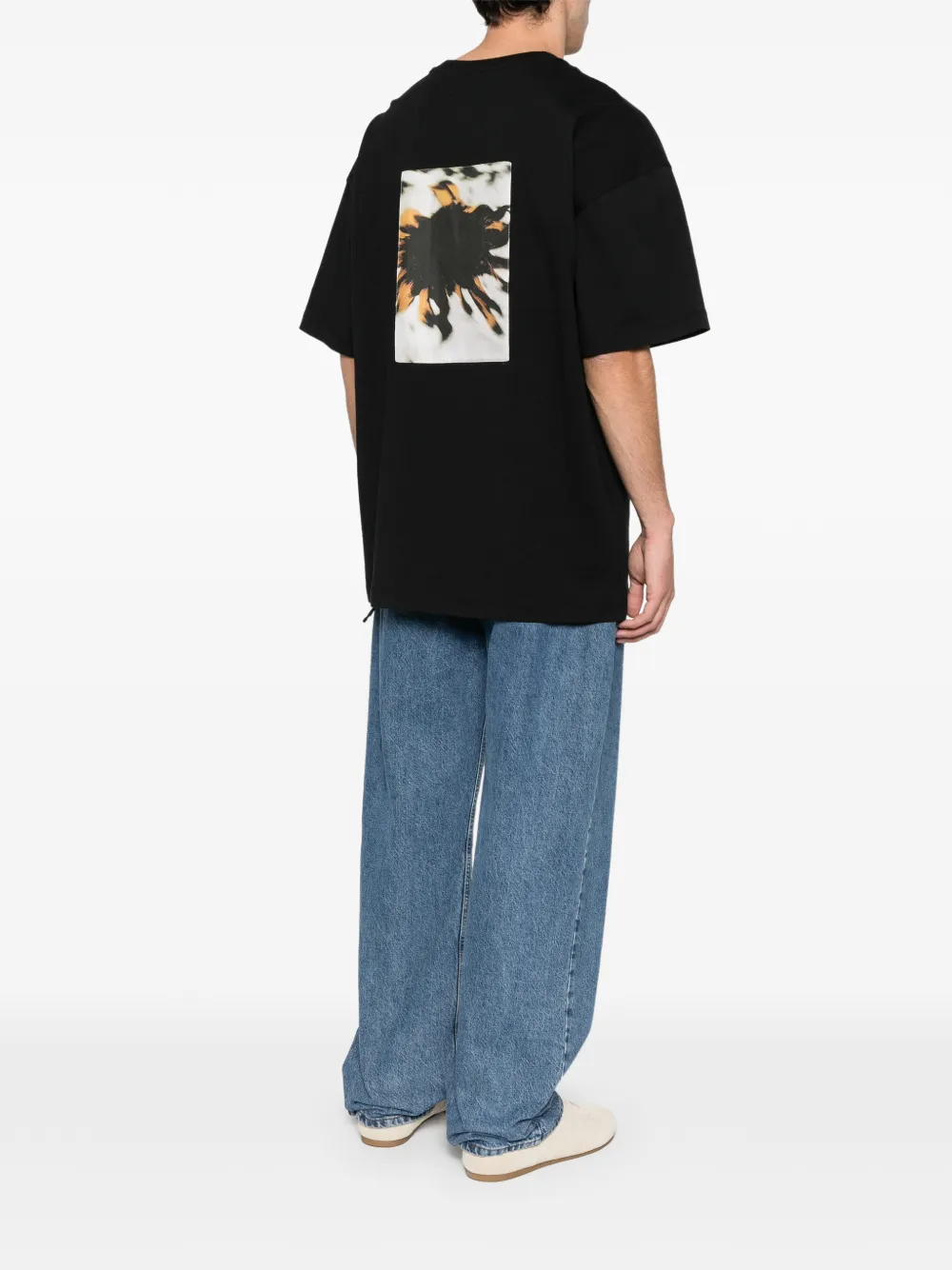 OAMC crew-neck short-sleeve T-shirt - Zwart