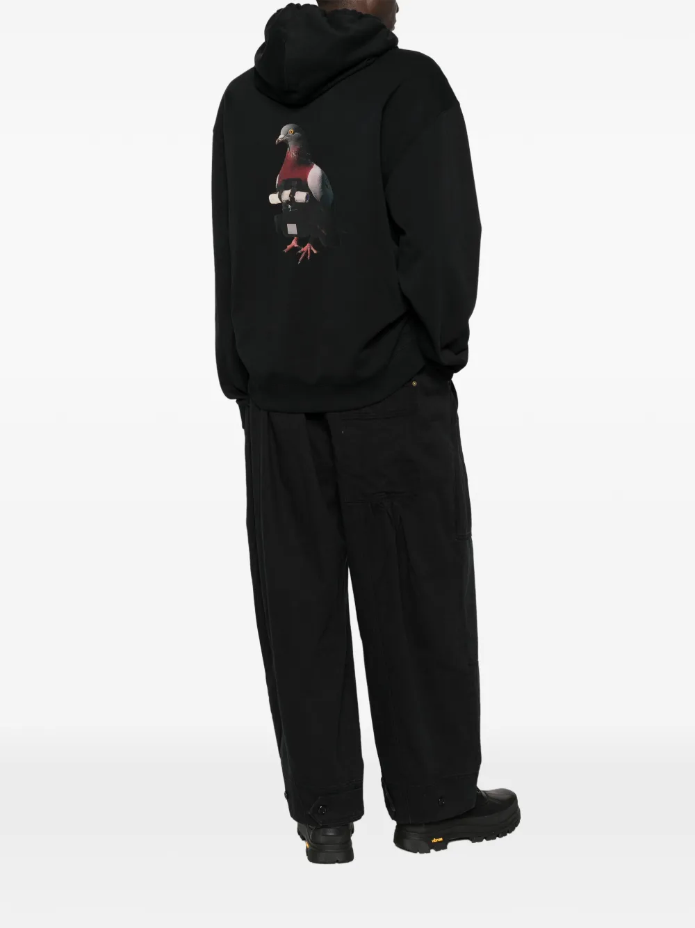 Peacemaker Oamc pigeon-print long-sleeve hoodie | Hoodies | Image 2