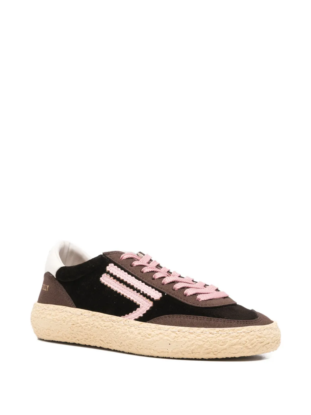 Puraai Polly logo-motif sneakers - Bruin
