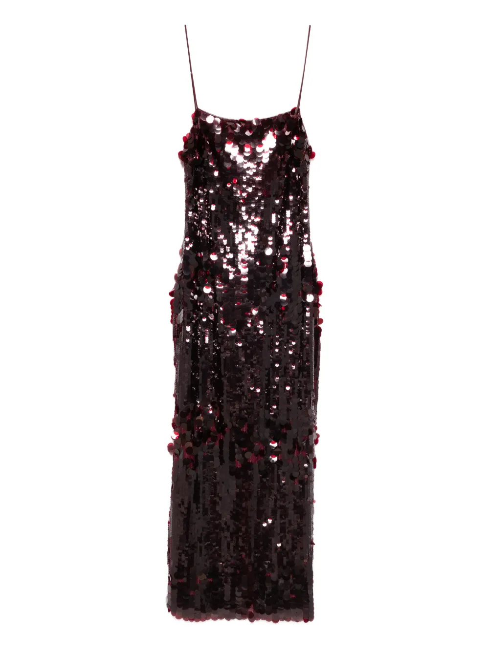 Retroféte Alana Sequin Strap Midi Dress In Animal Print